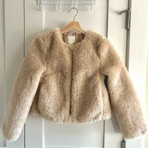 H&M Women's Faux Fur Puffer Jacket